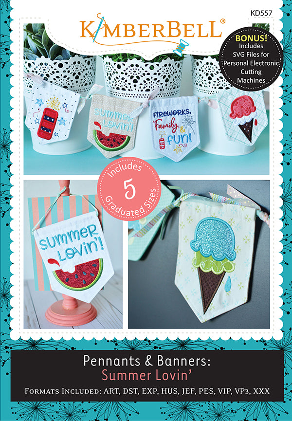 Summer Lovin Pennants And Banners Kimberbell Cd