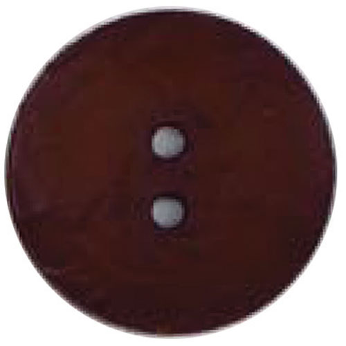 Round Button 45mm Chocolate Color 390158