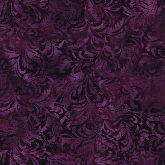 Vertical Vine-Purple Blackberry 112209490 / Island Batik