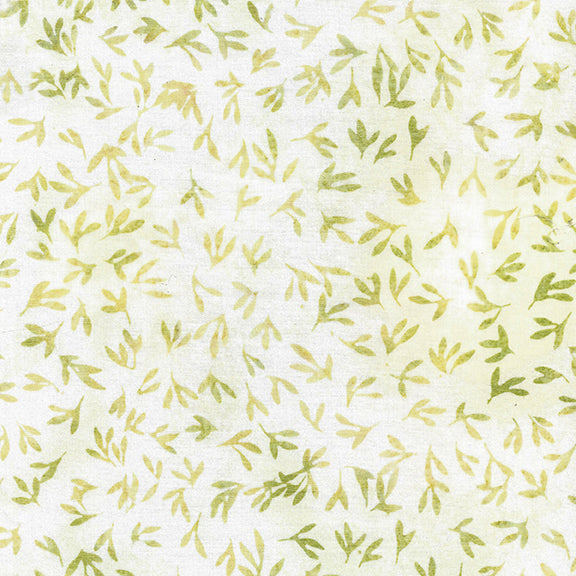 Earthly Green - 112325007 / Mini Leaves-Neutral Ghost