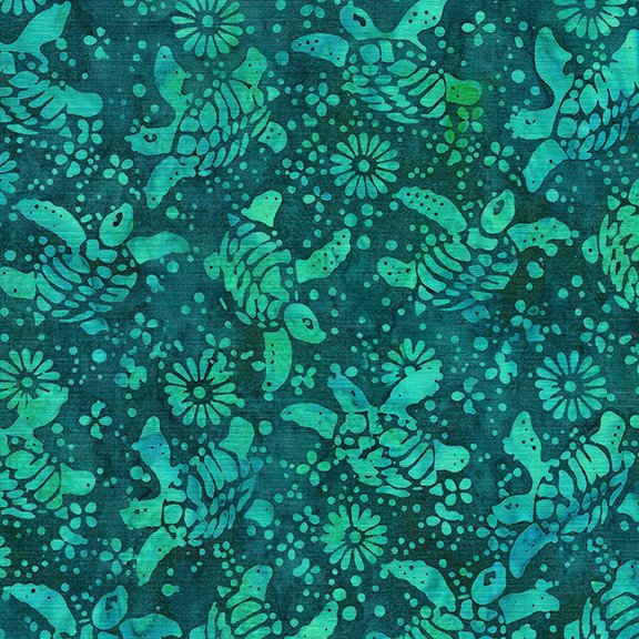 Island Zest - Turtle Teal Jade