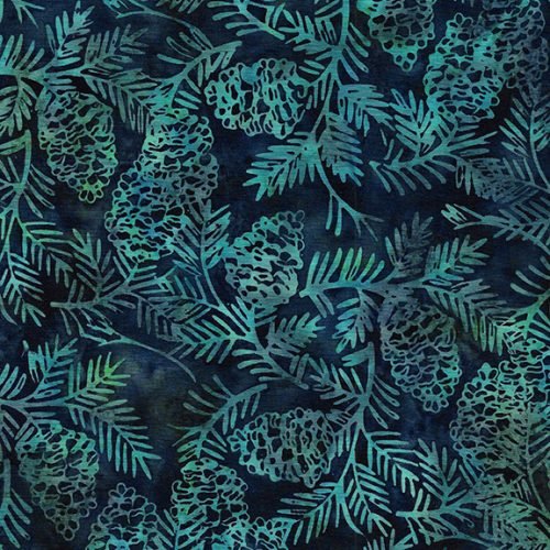 The Grove - Pinecones-Teal Seaweed