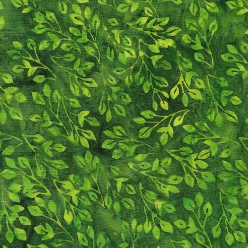 Romance Garden - Leafy Branch-Green Grass
