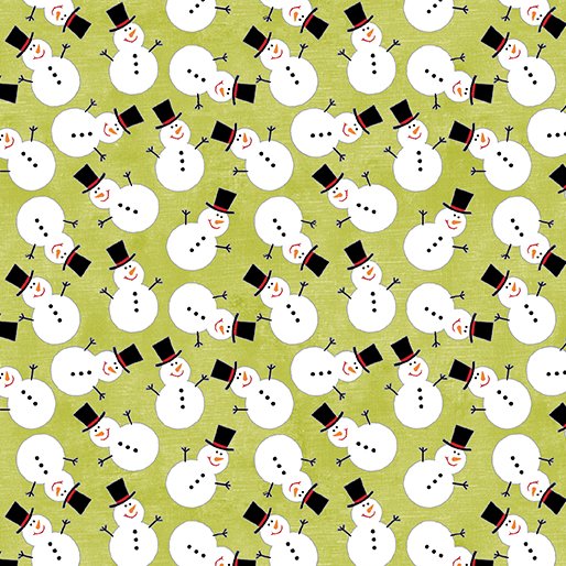 A Cozy Winter - Lime Snowman