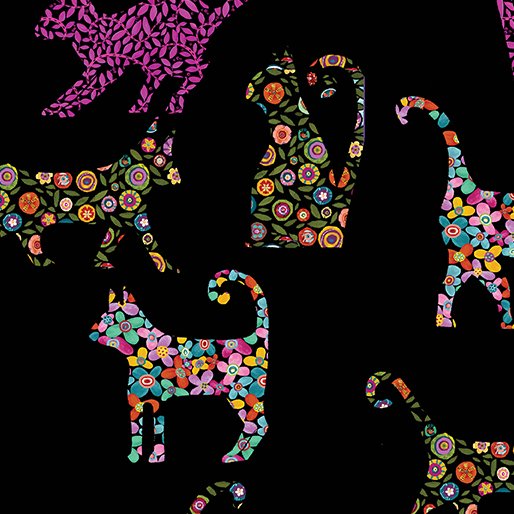 Folktown Cat - Black