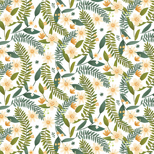 Into the Woods - Fern Flower White