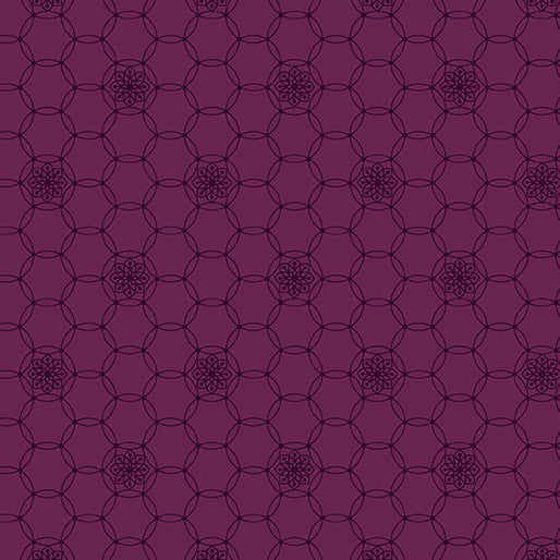 Secret Garden Cosmos Aubergine 13698-86