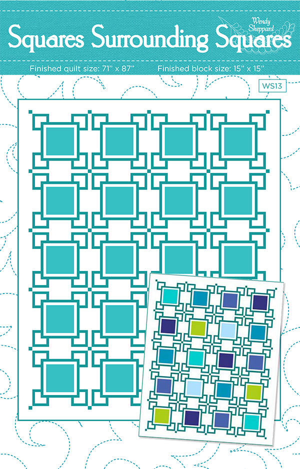 Squares Surround Squares Pattern
