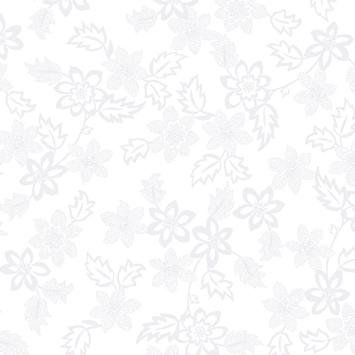 Rhapsody in White - Dotted Blossoms White
