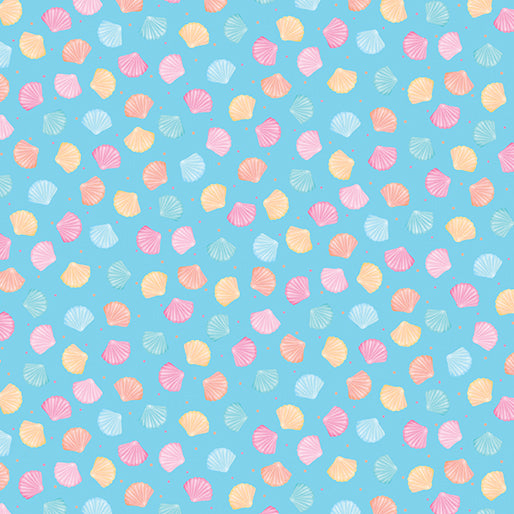 Flamingal Pals - Mini Seashells Turquoise