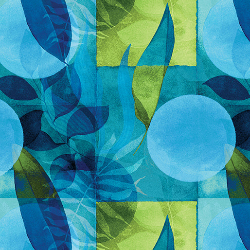 Prismatics - Leaves Turq./Multi