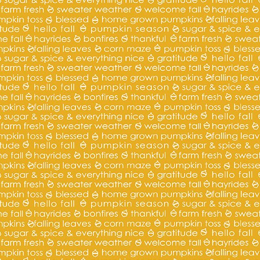 Hello Pumpkin - Autumn Sentiment Gold