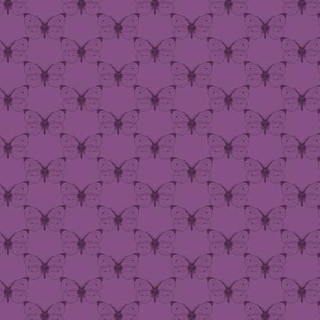 Bee Haven - Etched Cabbage Butterfly Plum