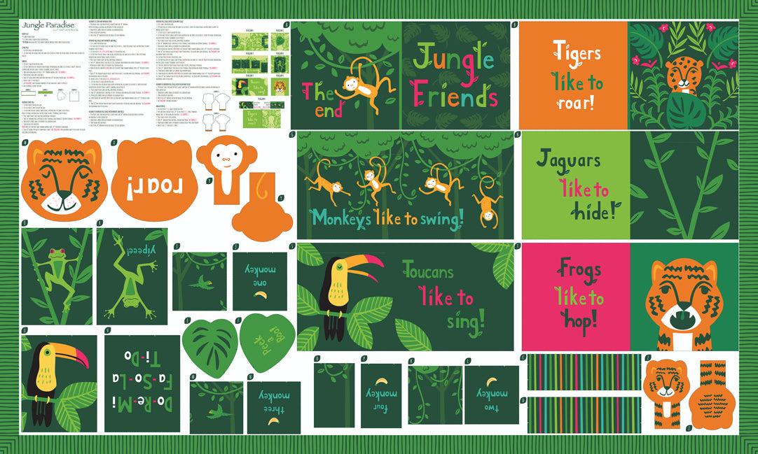Jungle Paradise by Moda - Multi