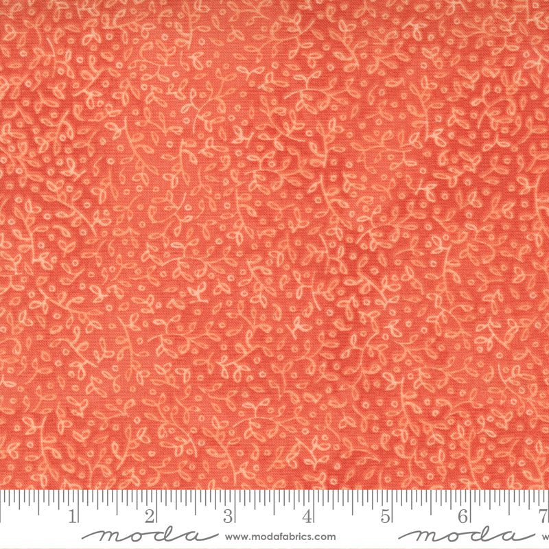 Carolina Lilies Coral by Moda