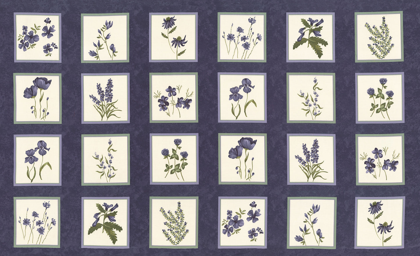 Wild Iris Panel Iris by Moda