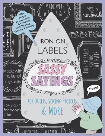 Sassy Sayings Iron-on Labels Book
