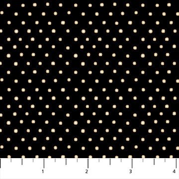 No Ordinary Cats - Ditsy Dot Black