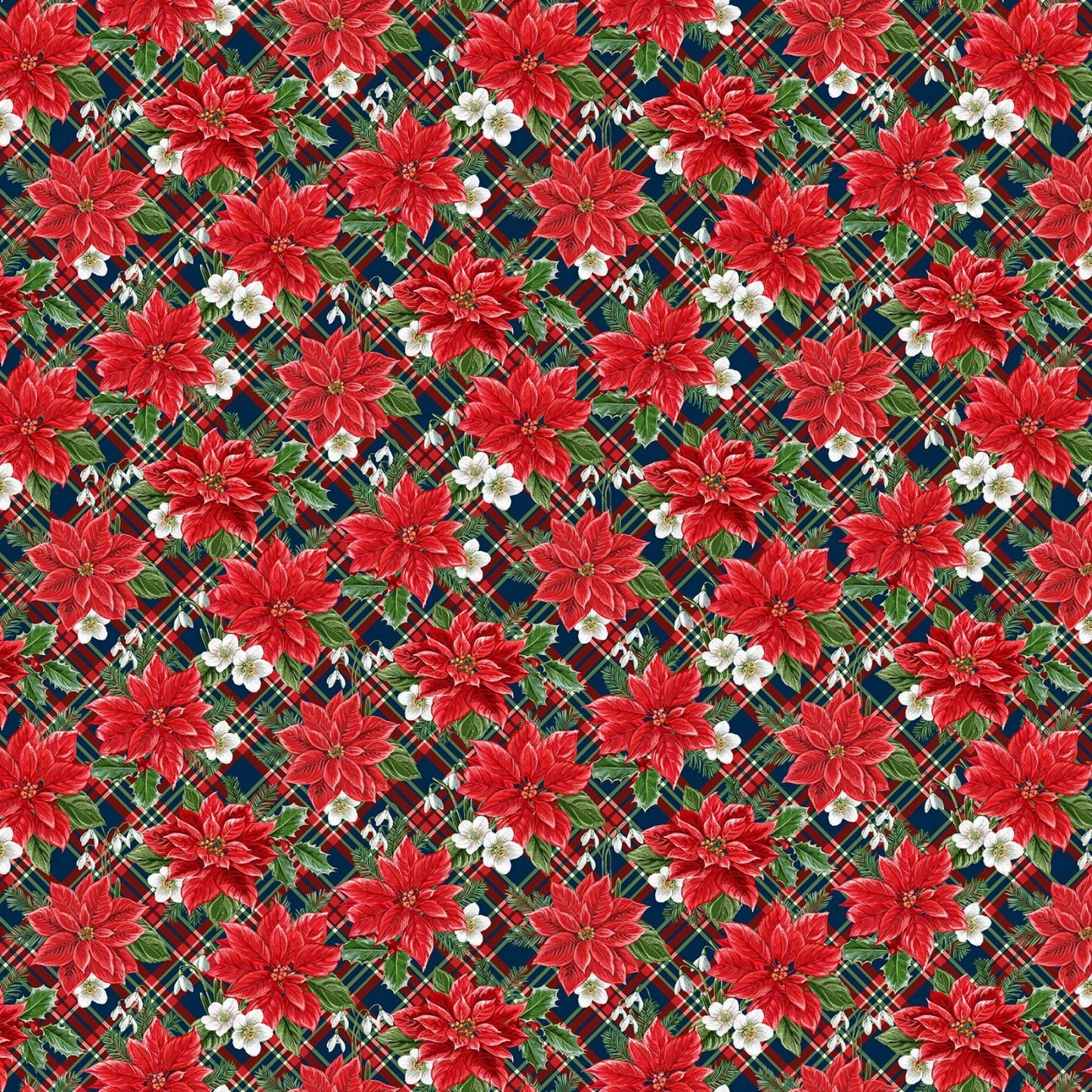 Christmas Traditions Navy Multi 24548-49