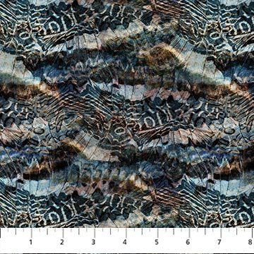 Naturescapes Solitude - Feather Texture (Dark Brown Multi)
