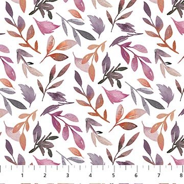 Vivian - White Multi Leaves