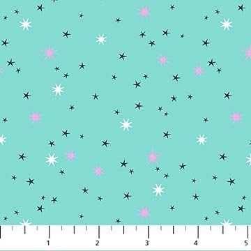 Unicorn Dreams Turquoise Stars