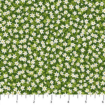 Bear's Den - Light Green Flowers