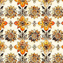 All the Buzz - Decorative Floral Cream