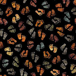 Bigfoot - Bigfoot Footprints Black