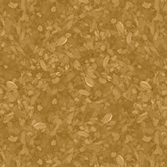Midnight Petals - Watercolor Texture Antique Gold