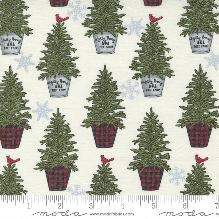 Holly Berry Tree Farm White 56033 11