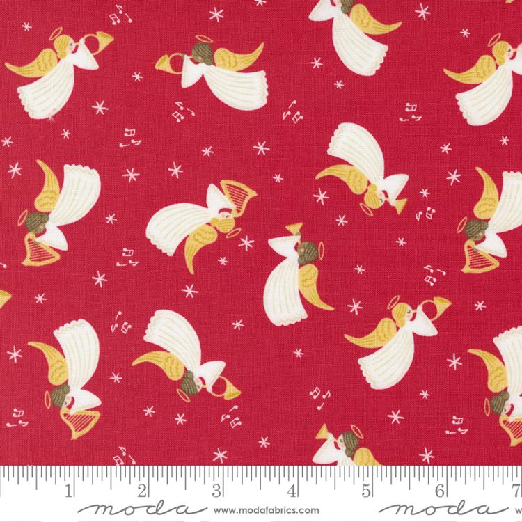 Joyful Joyful Poinsettia Red 20803 22 Moda #1