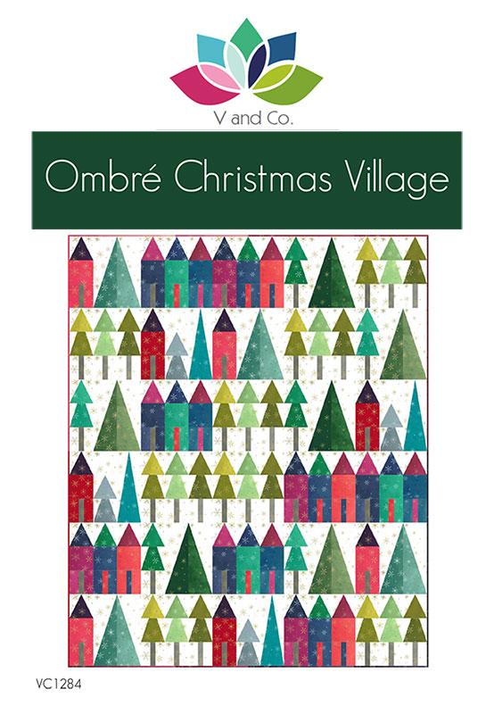 Ombre Christmas Village G VC 1284 V and Co#1