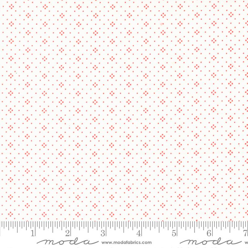 Eyelet Ivory Cherry 20488 85 Moda #1