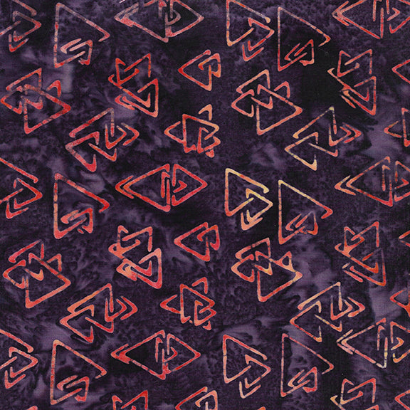 Chromatic - 612305495 / Triangles-Purple Merlot (Fabric #10)