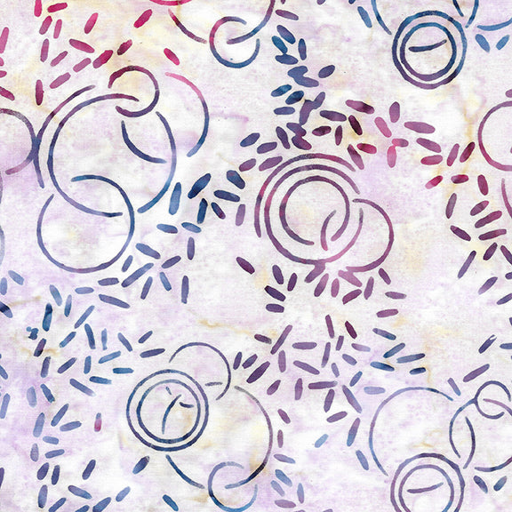 Bubbles Curves and Corners - Bubbles and Jimmies-Multi Purple Yellow White