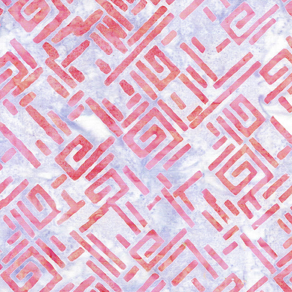 Bubbles Curves and Corners - Spirangles Pink-Tea Rose