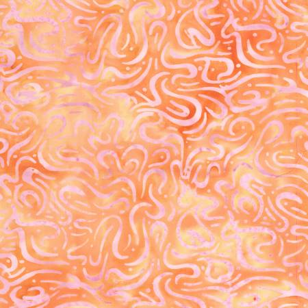 Sunset - Dots and Doodles-Multi Orange Yellow Sunset