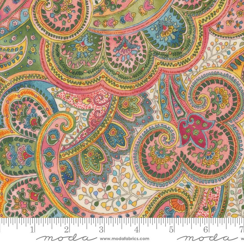 Chelsea Garden - Porcelain Multi (Posh Paisley Paisley)