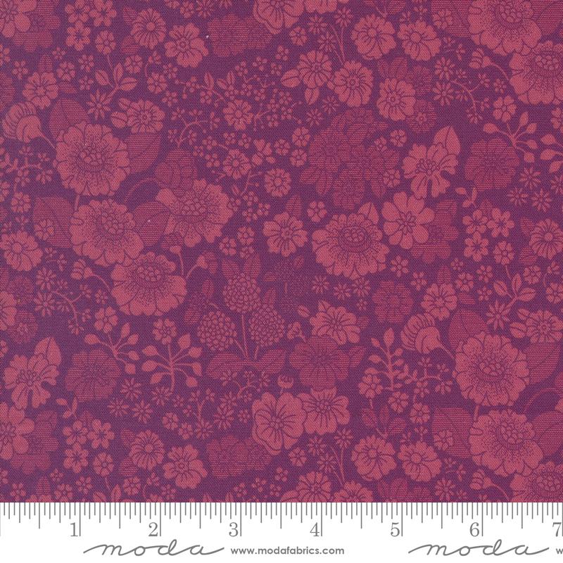 Chelsea Garden - Plum (Piccadilly Florals)
