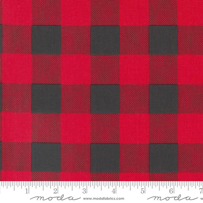 Starberry - Check Checks and Plaids Buffalo Check Red Charcoal