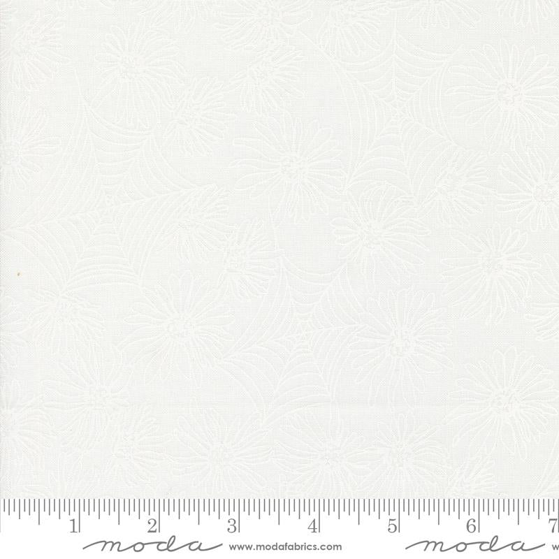 Noir - Whispering Webs Florals Spider Webs (Ghost White)