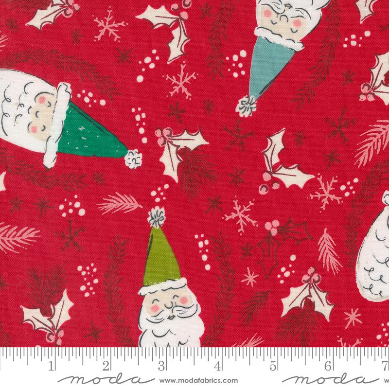 Cozy Wonderland - Jolly St Nick Christmas Santa (Berry)