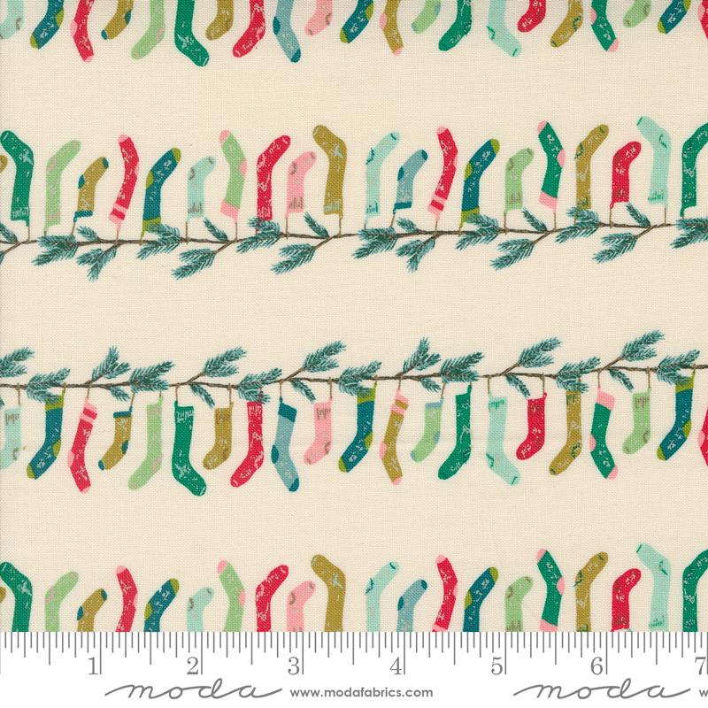 Cozy Wonderland - Stocking Stripe Stripes Stockings (Natural)