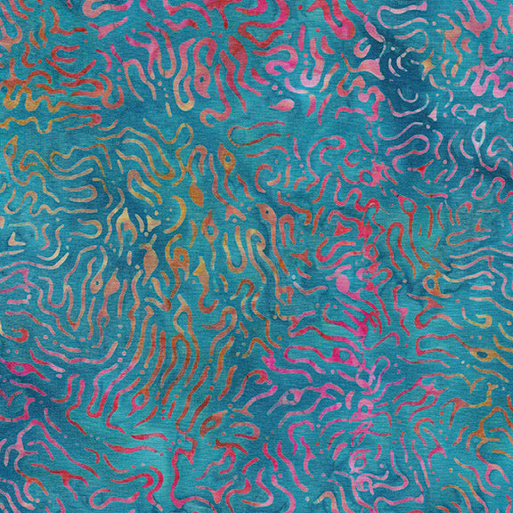Exuberance - Coral Growth/Teal Carribbean