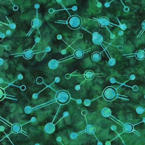 Squiggles, Dots & Lines - Pins and Needles-Teal Seaweed