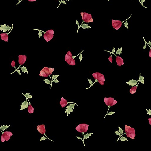 Amazing Poppies - Mini Bud Black/Multi 00624-12