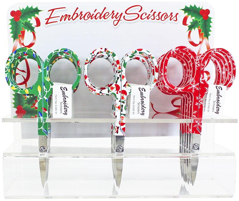 Holiday Embroidery Scissors