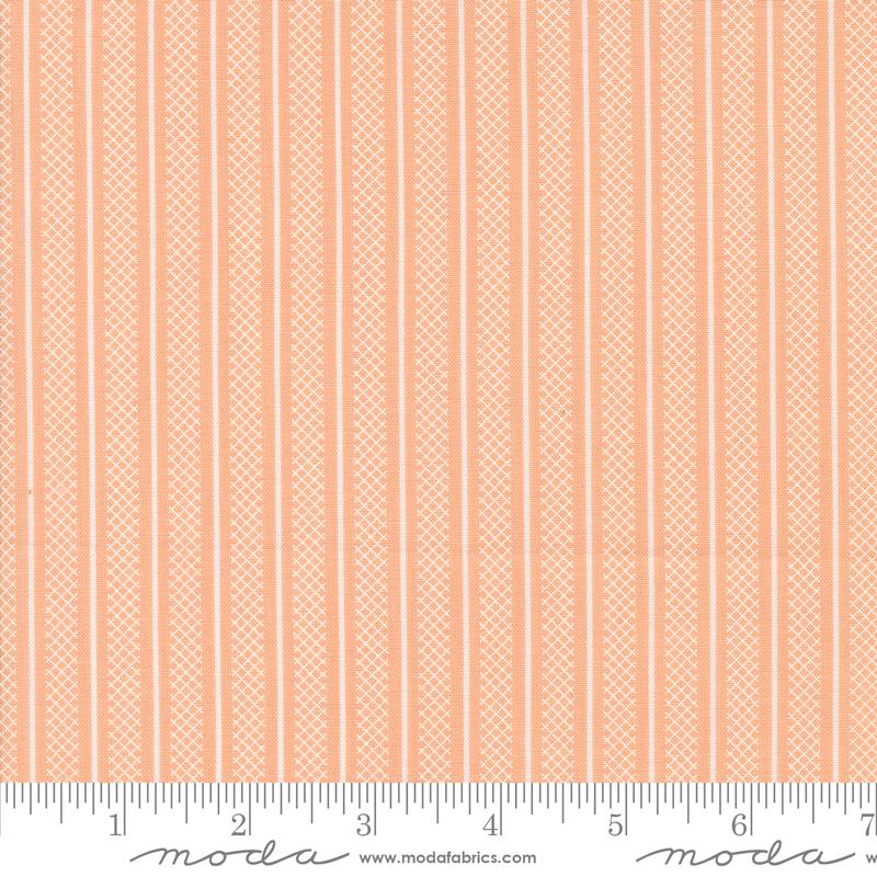 Flower Girl - Hatched Stripes (Peachy)