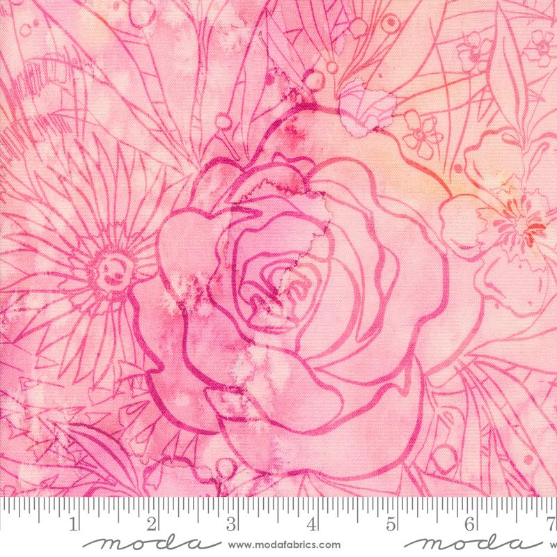 Coming Up Roses - Their Garden Florals Watercolor (Peony)